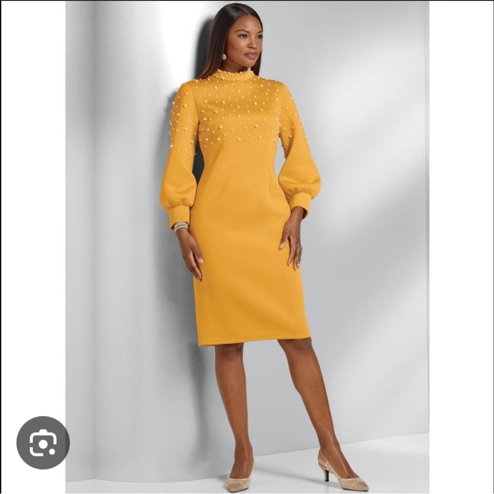 Yellow Pearl Dress